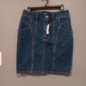 Anthropologie x Pilcro Denim Pencil Skirt